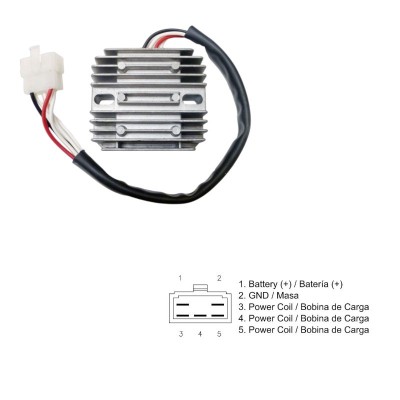 DZE Regulator Tensiune Yamaha FZR XT XV DZE02487 releu incarcare foto