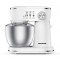 Mixer planetar Heinner, 1000 W, bol inox 5 l, 10 viteze, accesorii tel, carlig framantare, paleta, Alb