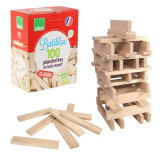 Set 100 de cuburi - Natural Wood | Vilac