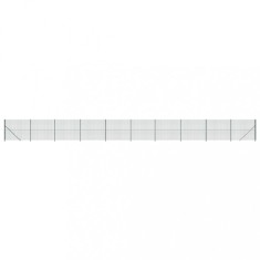 Gard plasa de sarma cu bordura, verde, 1,8x25 m