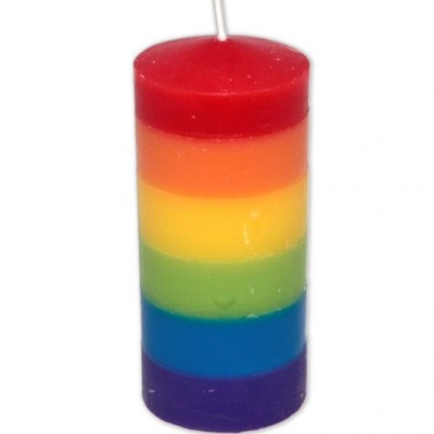 PRIDE - BIG CANDLE WITH LGBT FLAG foto
