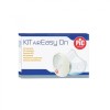 Kit consumabile nebulizator AirEasy On PIC Solution: mască adulți/copii, piesă bucală, compartiment medicatie