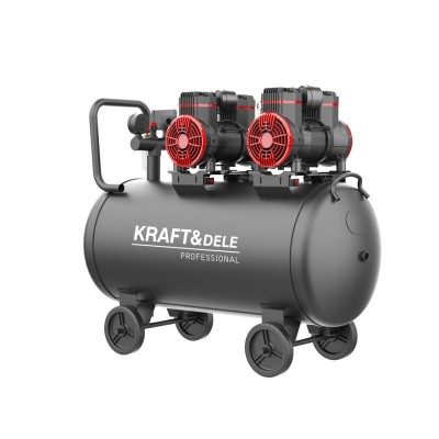 Compresor de aer fara ulei, 2x1.5KW, 100l, KD1392 foto