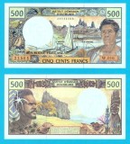 Polinezia Franceza (pick 1) 500 Francs 2012 UNC; serie: W.016 22503; Pescar; Prima bancnotă emisă