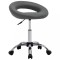 Scaun De Lucru Pivotant Gri Piele Ecologica 323668