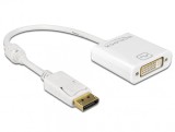 Adaptor Displayport la DVI T-M 1.2 4K Pasiv Alb, Delock 62602