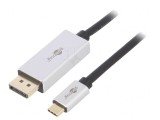 Adaptor DisplayPort 1.4 cu USB-C și HDCP 2.2, Goobay