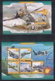 Madagascar 2020 - Al Doilea Război Mondial - Avioane de v&acirc;nătoare, Colita + Bloc, MNH