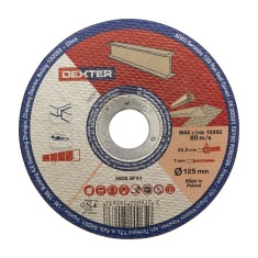 Disc taiere Dexter, pentru otel/metal, &Oslash; 125 x 1 mm