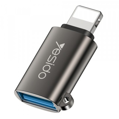 Adaptor OTG Lightning - USB-A Yesido GS14, Negru foto
