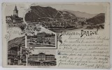 SALUTARE DIN BRASOV , FOTOMONTAJ CU CINCI IMAGINI DIN ORAS , CARTE POSTALA , CLASICA