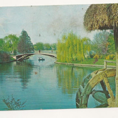 RF6 -Carte Postala- Bucuresti, Lacul Herastrau, circulata 1976