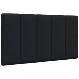 VidaXL Pernă pentru tăblie de pat, negru, 90 cm, material textil