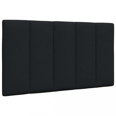 vidaXL Pernă pentru tăblie de pat, Hanko, negru, 90 cm, material textil 4019144 foto