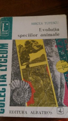 Evolutia speciilor animale foto