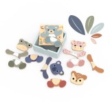 Puzzle din lemn Mix Match, Speedy Monkey