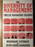 THE DIVERSITY OF MANAGEMENT. TWELVE MANAGERS TALKING-ROSEMARY STEWART AND JEAN-LOUIS BARSOUX