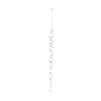 Decoratiune Craciun, tip turture, transparent, 20 cm, SD24-20-03, set 12 bucati foto
