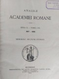 Analele romane seria II, tomul XX