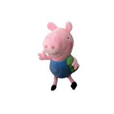 Figurină George, celebrul personaj animat Peppa Pig, 25cm, albastru