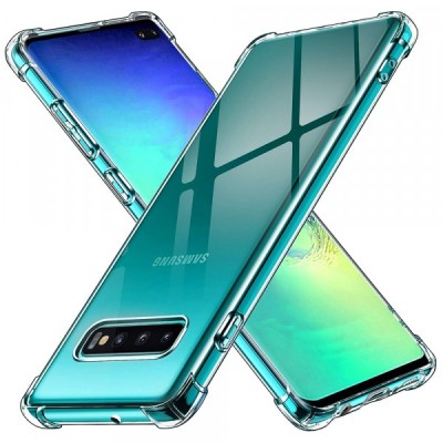 Husa pentru Samsung Galaxy S10+ G975, Techsuit, Shockproof Clear, Transparenta foto