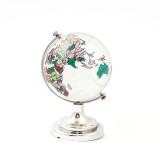 Cumpara ieftin Glob pamantesc din cristal cu harta pictata mare 55 mm