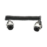 Cablu ABS 7 poli 24V spiralat 4,5 m pentru camion Breckner Germany