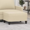 Taburet, crem, 70x55x41 cm, material textil