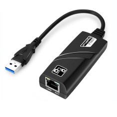 Adaptor de retea USB 3.0 la Rj45 Lan Ethernet cu fir 10/100/1000Mbps RTL8153