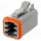 Conector auto, AT, 6 pini, AMPHENOL - AT06-6S