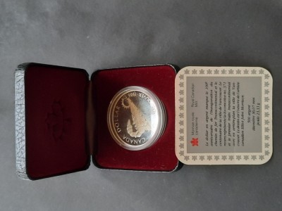 1 Dollar &amp;quot;Vancouver&amp;quot; Canada 1986, Proof - G 3245 foto