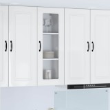 vidaXL Dulap de bucătărie Kalmar Alb lucios 40 x 31 x 100 cm 884748