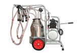 Cumpara ieftin Aparat de muls vaci EMT, un bidon inox 30 litri, 2 posturi, pompa vacuum ulei