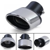 Taierea de evacuare din otel inoxidabil pentru motorsport, cu suruburi, 70x114mm oval &icirc;nclinat Performance AutoTuning