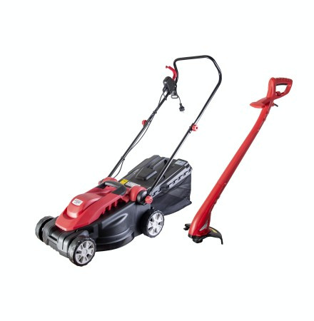 RAIDER Set masina de tuns gazonul 1600 W lama 36 cm plus un trimmer de gazon 250 W lama 25 cm RD-LMGT01