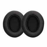 Set 2 Earpads kwmobile pentru DOQAUS DOQAUS, Piele ecologica, Negru, 60763.01