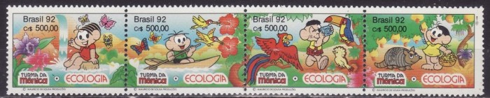 s3 Brazilia 1992 - Desene animate 4v.neuzat,perfecta stare