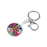 Cumpara ieftin Breloc pentru chei Mandala 3.5 cm, Galben