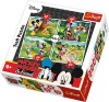 Puzzle Trefl 4 in 1, In parc cu Mickey