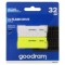 Pendrive USB 2.0 32GB Alb/Galben