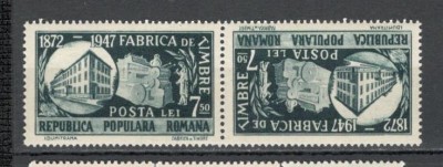 Romania.1948 75 ani Fabrica de Timbre-tete beche YR.132 foto
