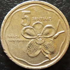 Moneda 5 SENTIMO - FILIPINE, anul 1983 *cod 67 foto