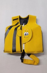 Vesta de inot pentru copii Yabtf, neopren, galben, 2-3 ani - RESIGILAT foto