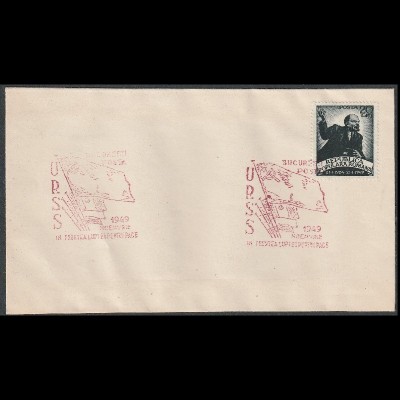 Plic Expozitie Filatelica Bucuresti 1949 cu LP250 foto