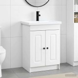 Cumpara ieftin Set de mobilier pentru baie Alb 78,5 x 37,5 x 81 cm