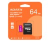 Card Memorie MicroSDXC Adata 64GB, Class 10, UHS-I U1, Adaptor Inclus