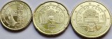 Set 3 monede 10, 20, 50 cents 2019 Austria, unc, km#3139-3141, Europa