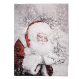 Cumpara ieftin Patura Mos Craciun poliester multicolor 130x170 cm