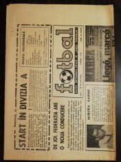 Fotbal Revista saptamanala 1990 foto