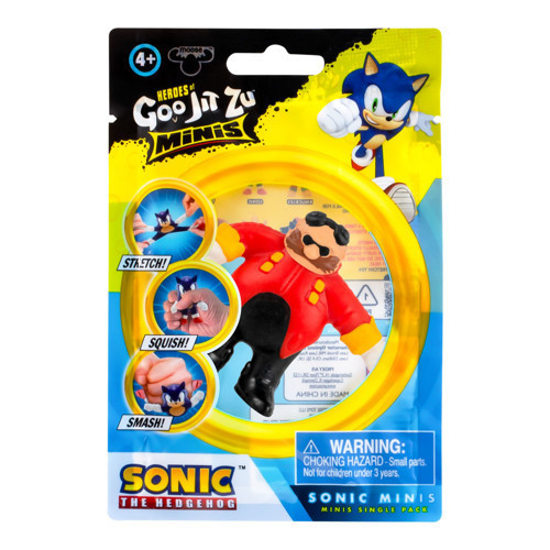 Figurina elastica Goo Jit Zu Minis Sonic- Mr Eggman 42824-42833